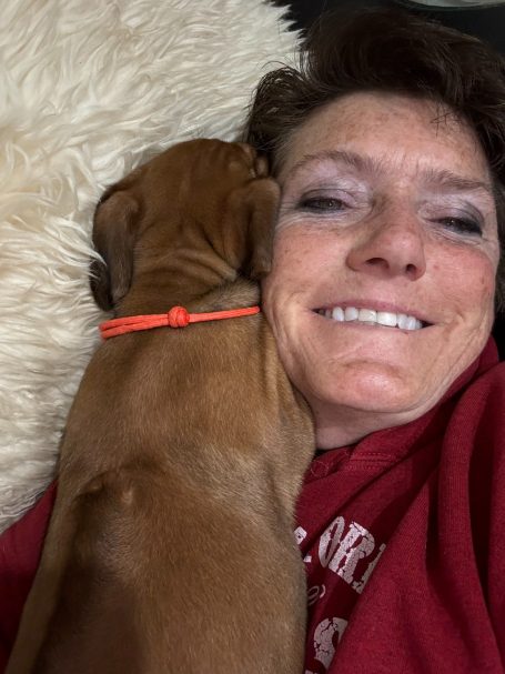 Rhodesian Ridgeback breeding puppies dock diving lure coursing FCAT scent therapy tracking conformation rally barn hunt CGC Farm Dog